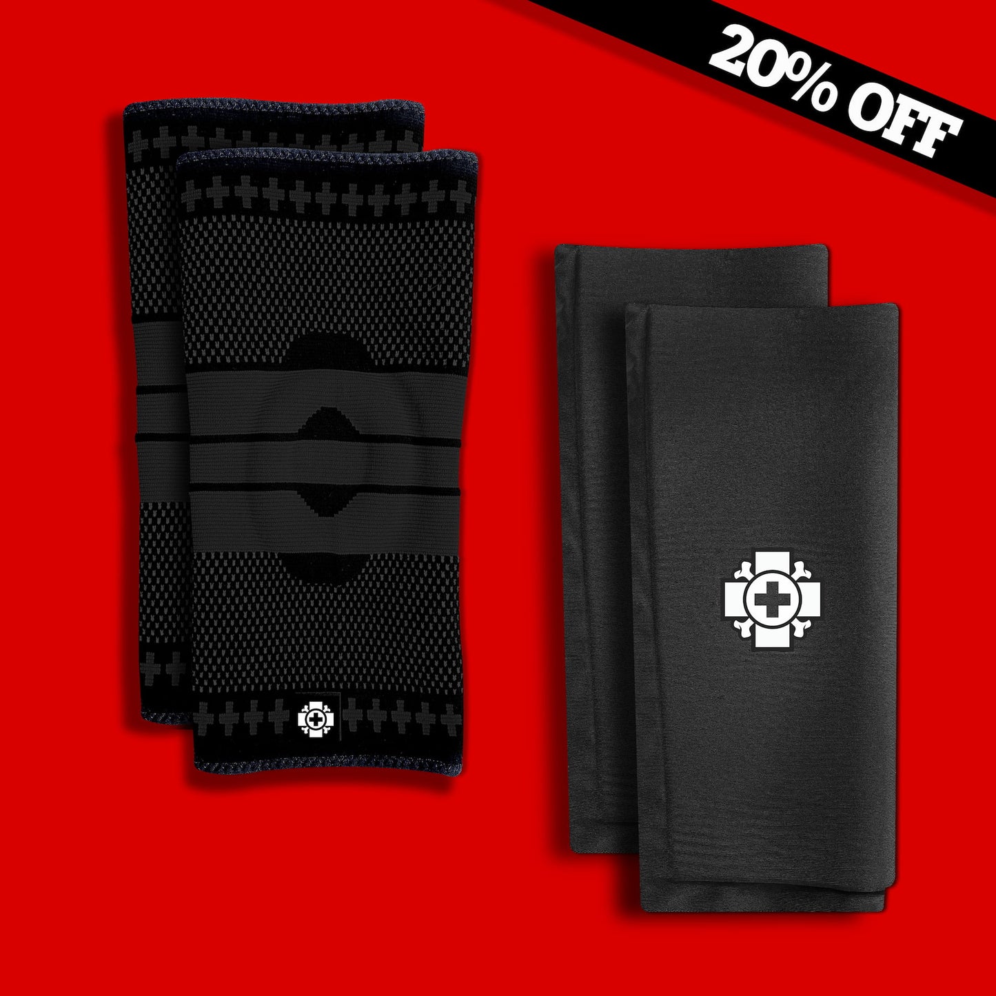 Combo Pack: Knees Compression + Ice Sleeves