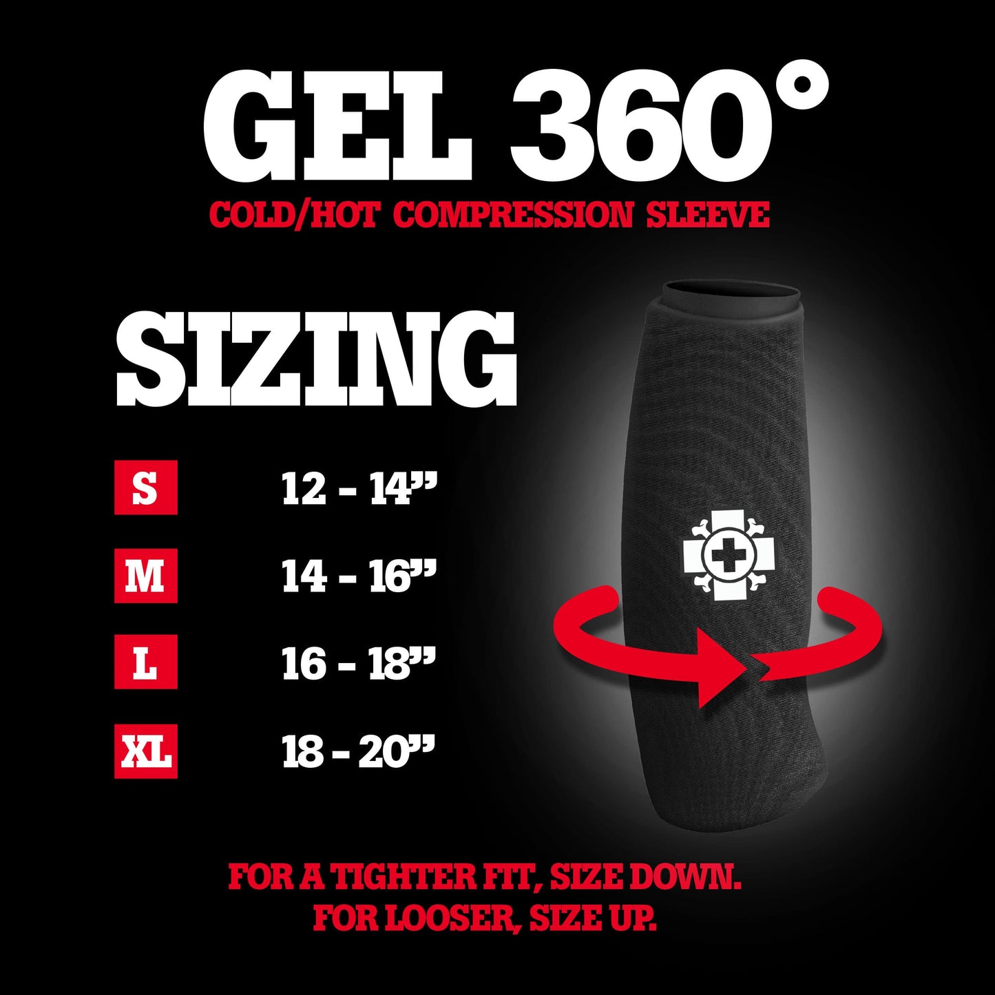 Combo Pack: Knees Compression + Ice Sleeves