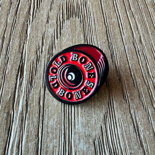 Old Bones Skate Wheel Enamel Pin