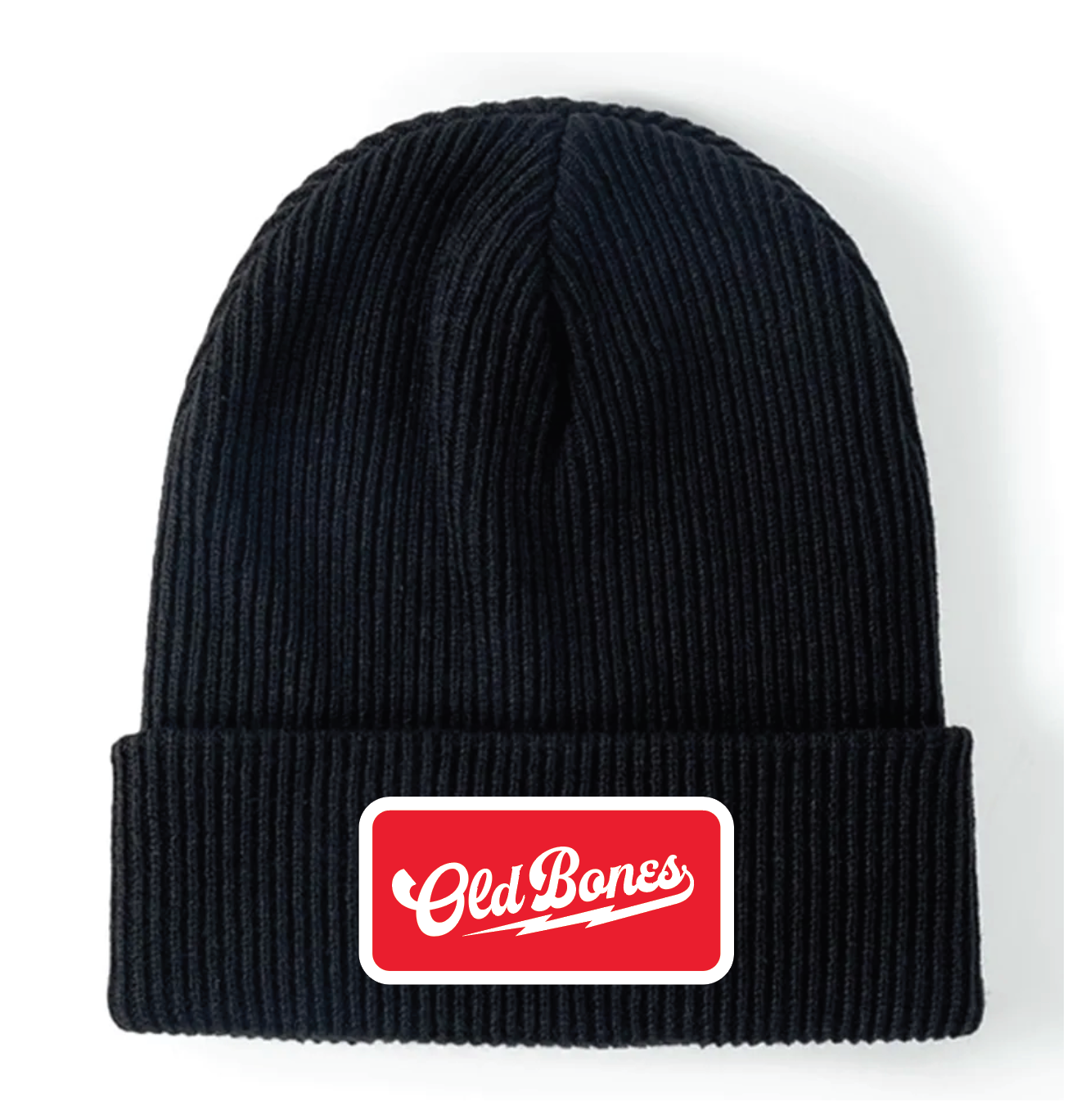 Old Bones Therapy Old Bones Team Bolt Beanie — branded apparel
