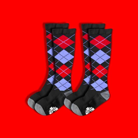 Compression Socks: ARGYLE (2-Pack)