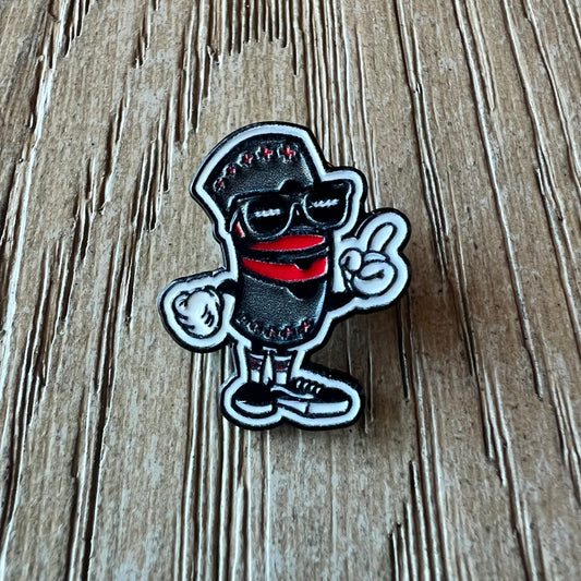 Knee Sleeve Dude Enamel Pin