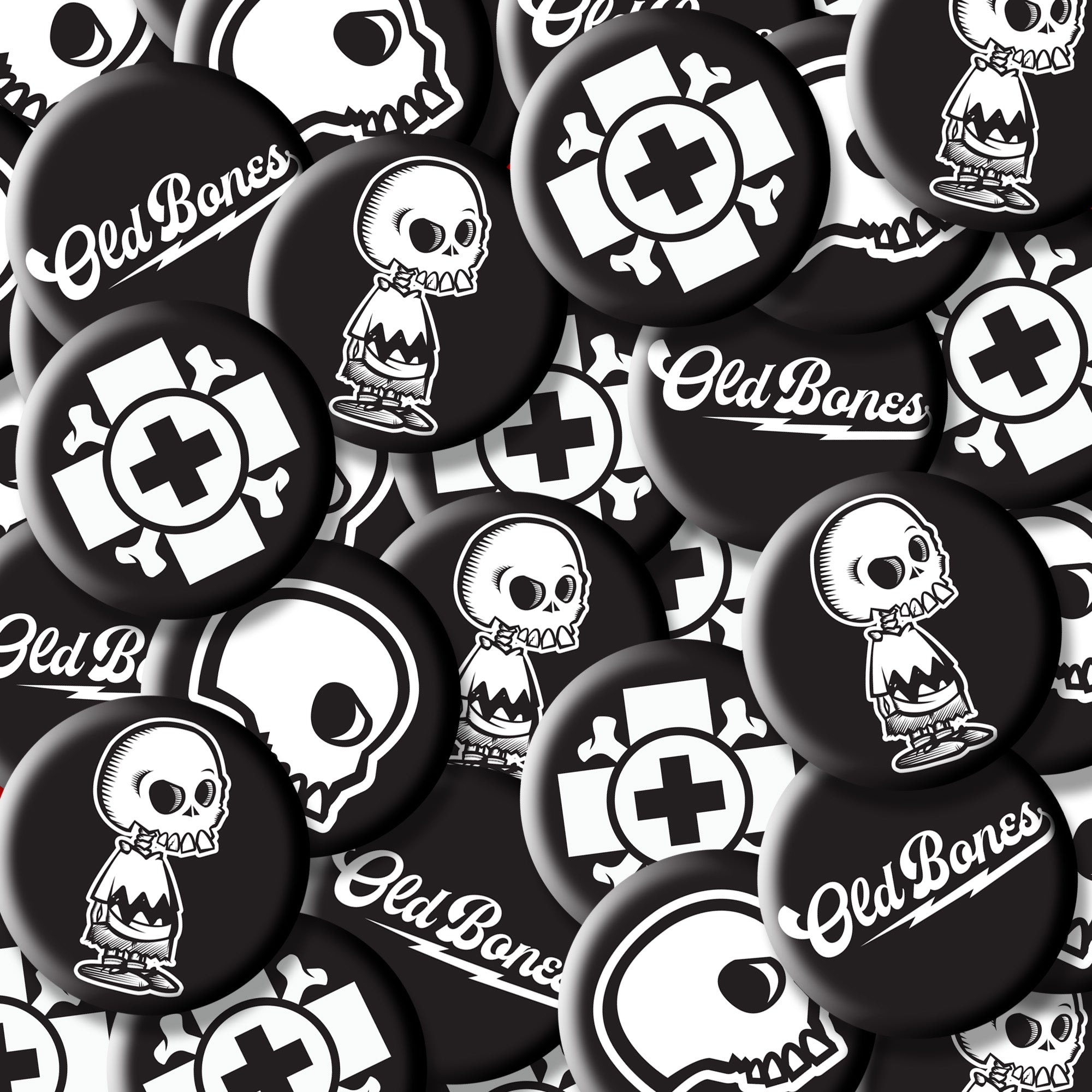Old Bones Therapy Old Bones Punk Pins (4-Pack) — alternate view