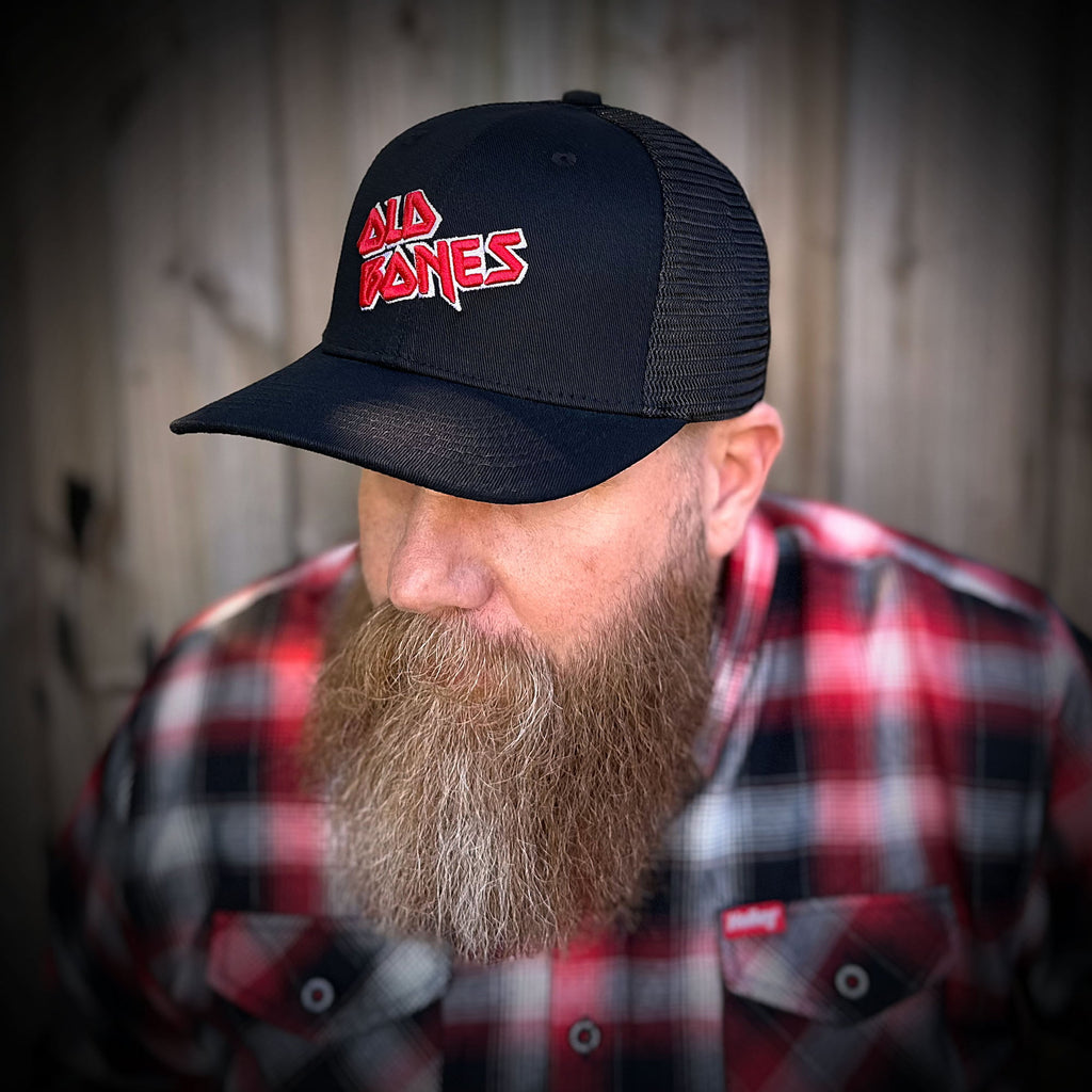 Old Bones Therapy Iron Old Bones Hat (Black) — alternate view