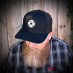 Old Bones Therapy Old Bones Icon Logo Patch Hat (Black) — alternate view