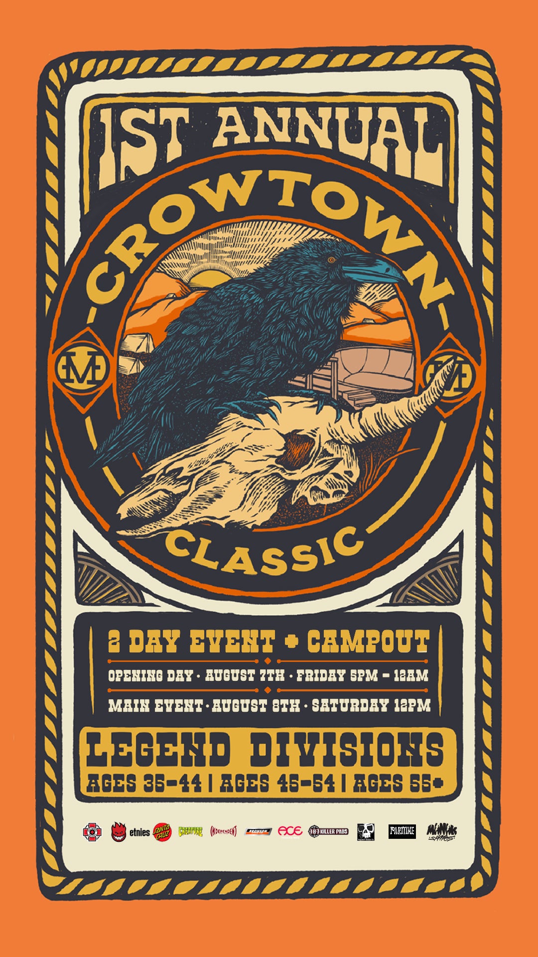 Crowtown Classic event poster