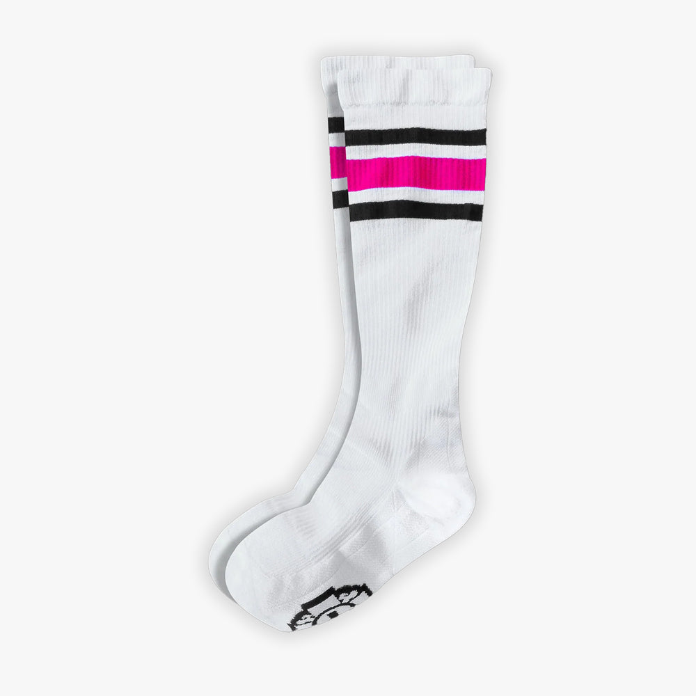 Compression Socks: PINK Stripes