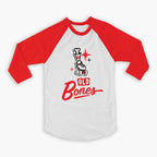Old Bones Therapy Old Bones Leg Bone Raglan T-Shirt — alternate view
