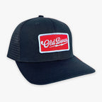 Old Bones Therapy Old Bones Team Bolt Patch Hat (Black) — branded apparel