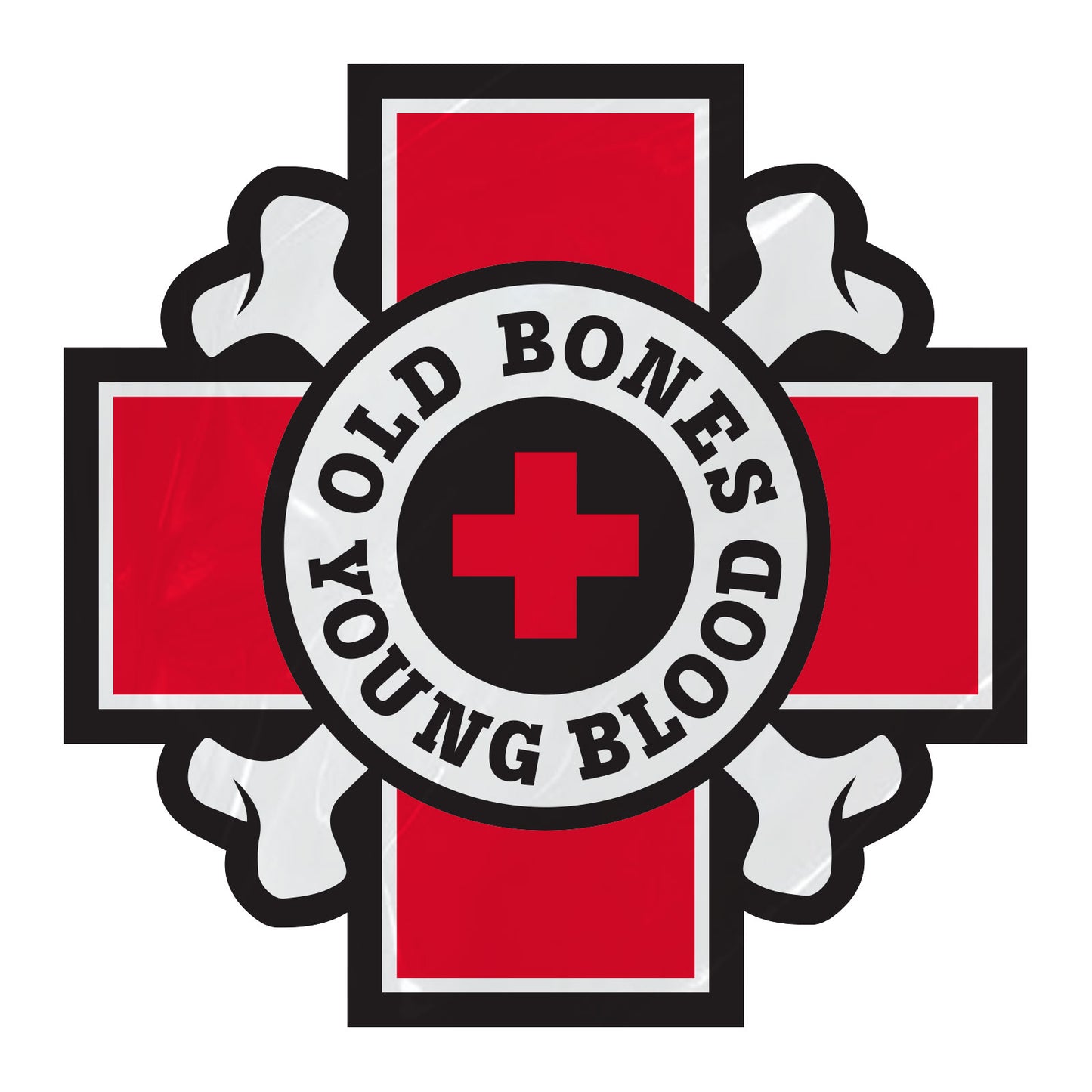Old Bones Young Blood Sticker