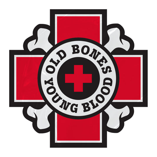 Old Bones Young Blood Sticker