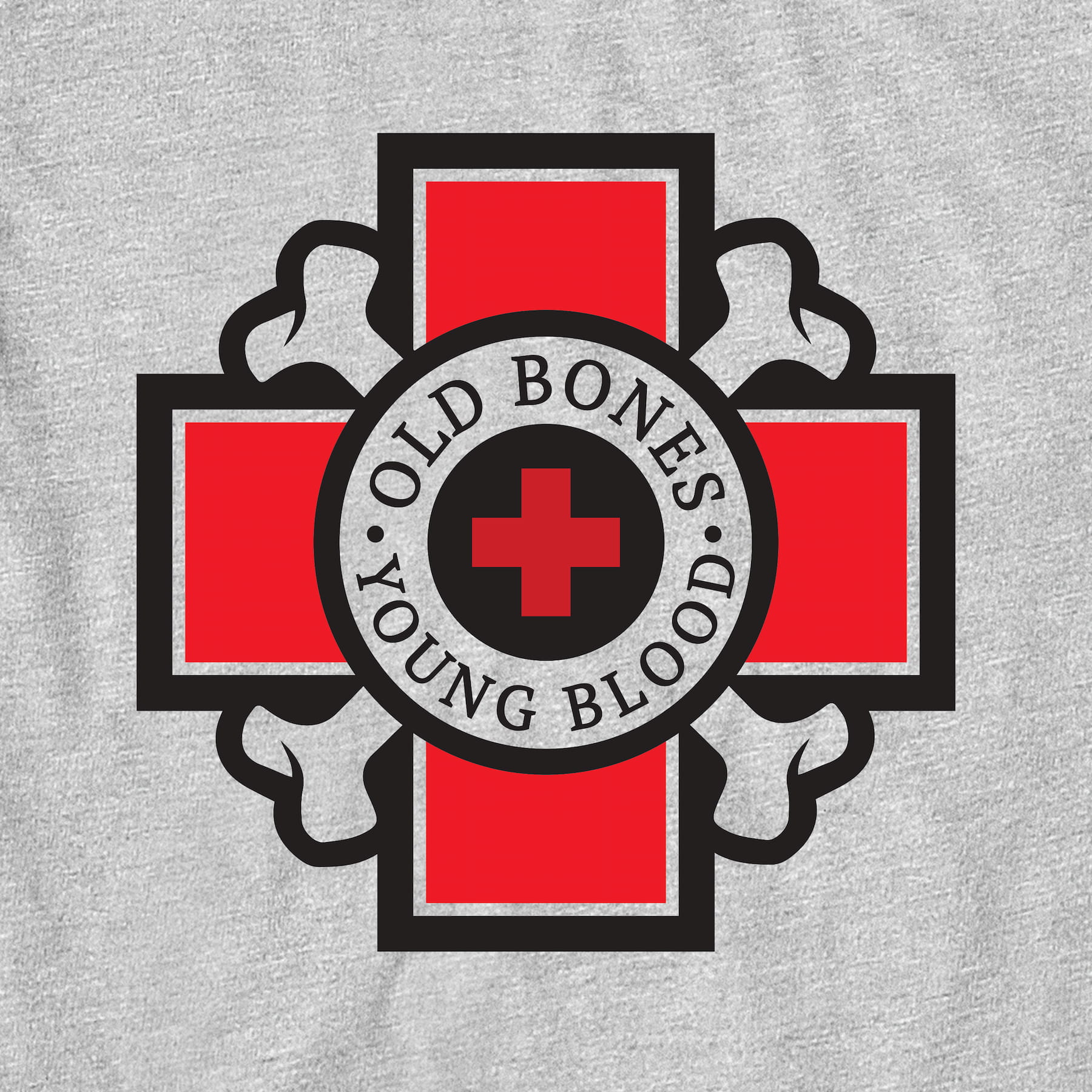 Old Bones Therapy Old Bones Young Blood T-Shirt — alternate view