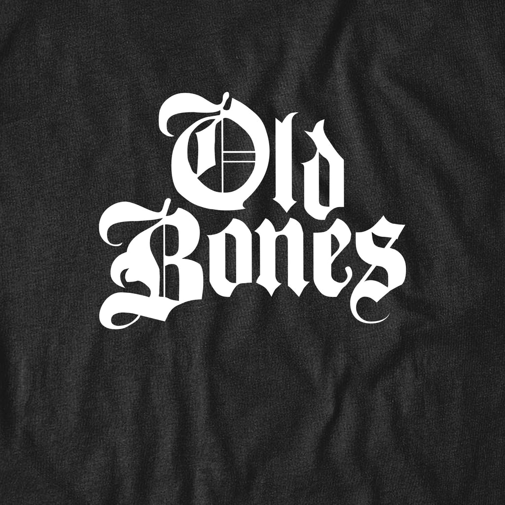 Old Bones Therapy Old English Bones T-Shirt — alternate view