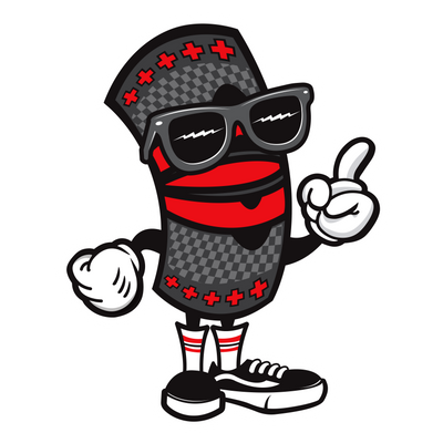 Knee Sleeve Dude logo in red