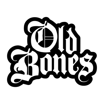 Old Bones old english style logo