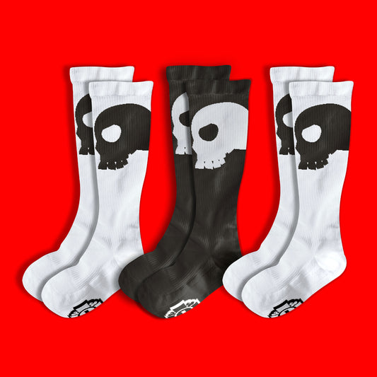 Compression Socks: SKULL (3-Pack)