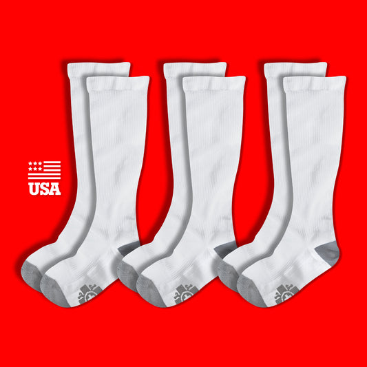 Compression Socks: SOLIDS (3-Pack)