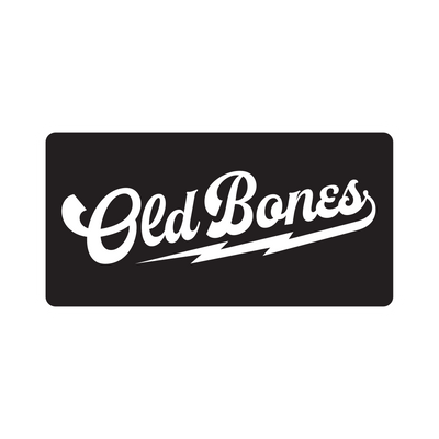 Old Bones Team Bolt logo in black