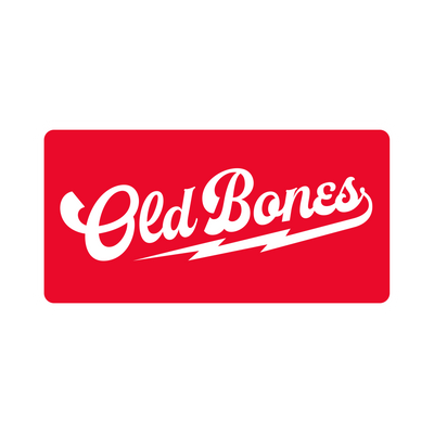 Old Bones Team Bolt logo in red