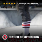 Old Bones Therapy Hinged Knee Brace – Stabilizing knee support with dual side hinges for joint alignment and injury recovery