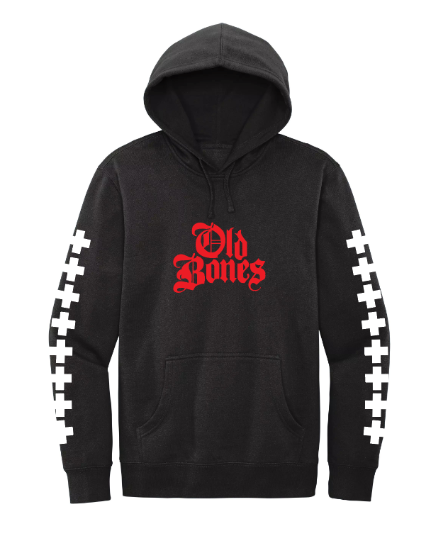 Old English Bones Pullover Hoodie