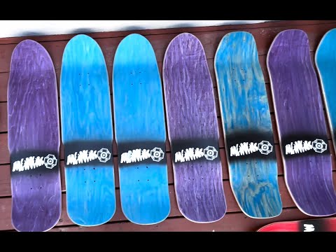 Old Bones "Gnarly Brown" Skateboard by Manak Skates