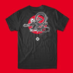 Old Bones Therapy Skeleton BMX Air T-Shirt — branded apparel