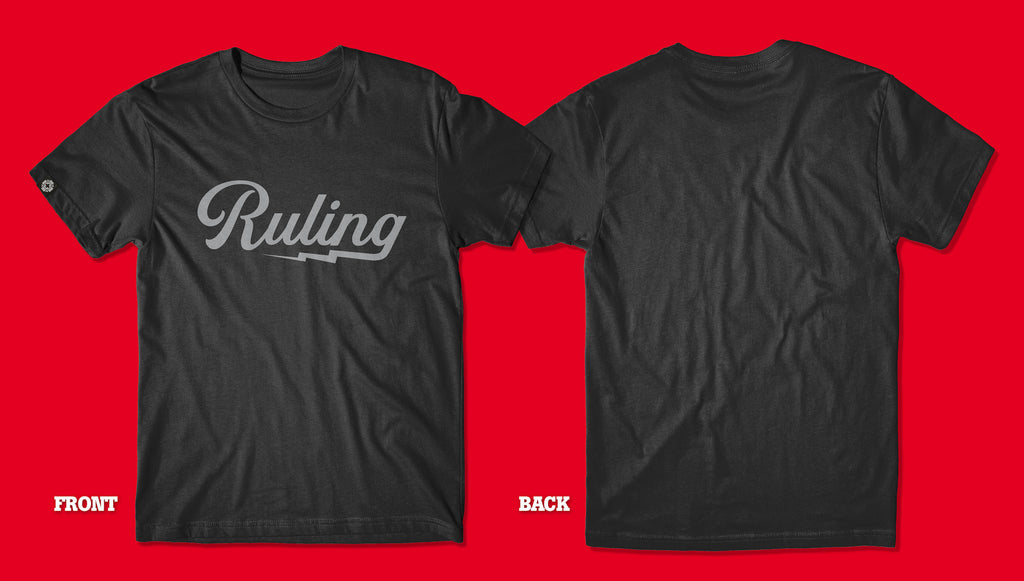 Old Bones Therapy Men's Ruling Lightning T-Shirt — alternate view