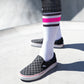 Compression Socks: PINK Stripes (1-Pack)