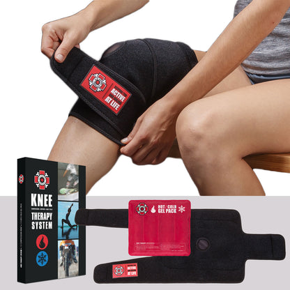 Knee Ice Wrap + Gel Packs